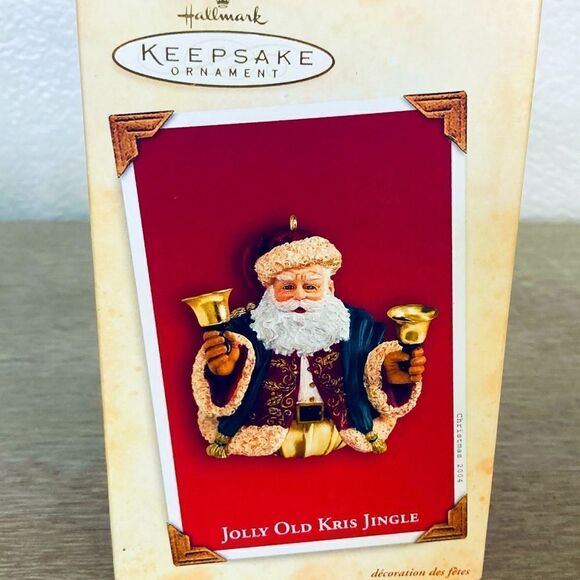 Hallmark Jolly Old Kris Kringle Vintage Santa Christmas Ornament - Picture 1 of 2